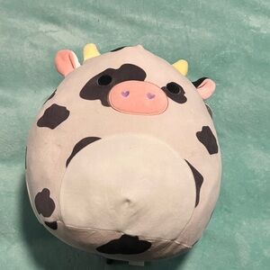 Squishmallows Cow Plush with Black and Cream Spots
